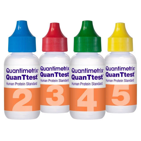 Quantimetrix Calibration Standard QuanTtest® Total Protein 4 X 30 mL For QuanTtest Red Total Protein Assay Ready-to-Use Liquid