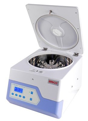 United Products & Instruments Benchtop Centrifuge PowerSpin™ HXV Series 12 Place Fixed Angle Rotor Variable Speed 500 to 3,500 RPM