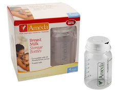 Ameda Inc Breast Milk Storage Bottle Ameda 4 oz. Polypropylene