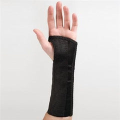 Patterson Medical Supply Wrist Support without Wrist Strap Rolyan® AlignRite™ Cotton / Rubber Right Hand Black Medium