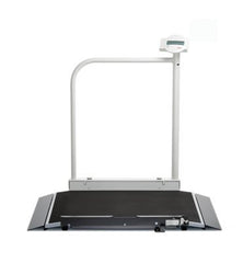 Seca Wheelchair Scale with Fold-down Handrail seca® 676 Digital Display 800 lbs. Capacity AC Operation