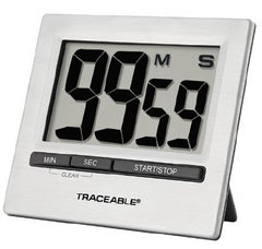 Cole-Parmer Inst. Electronic Alarm Timer Extra Large Digit Count Down Traceable® 100 Hours Digital Display