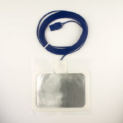 Dynamic Diagnostics Electrode Grounding Pad Solid, Adult, Non-rem, Corded, With Cord, Single Use - M-1041758-3788 - Case of 100