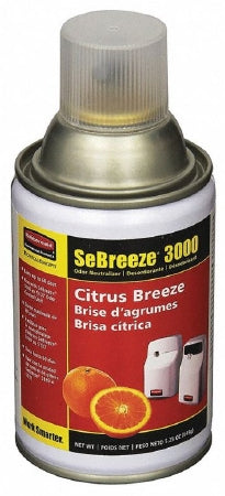 RJ Schinner Co Air Freshener Rubbermaid SeBreeze® 3000 Liquid 5.3 oz. Can Citrus Breeze Scent - M-1042190-2005 - CT/12