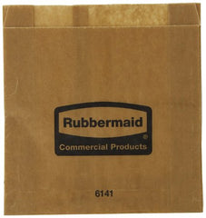 RJ Schinner Co Feminine Hygiene Receptacle Liner Rubbermaid Commercial Products® Brown Waxed Paper 8-1/2 X 8-3/4 Inch - M-1042256-1546 - Case of 250