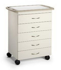 Midmark Mobile Treatment Cabinet 18 X 29 X 33 Inch Fawn 4 Inch