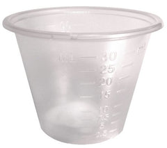 Medegen Medical Products LLC Graduated Medicine Cup Medegen 1 oz. Clear Plastic Disposable