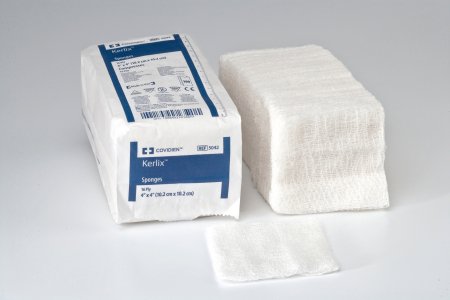 Cardinal USP Type VII Fluff Dressing Kerlix™ Fluff Dried Woven Gauze 16-Ply 4 X 4 Inch Square NonSterile