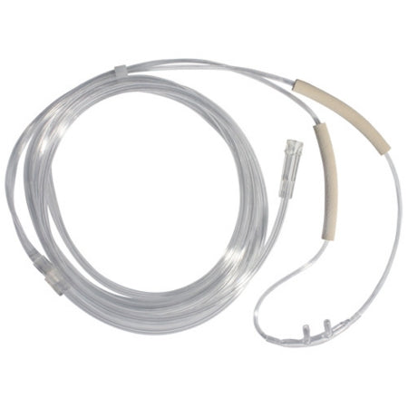 Sunset Healthcare Nasal Cannula with Ear Cushions Low Flow Delivery Adult Curved Prong / NonFlared Tip