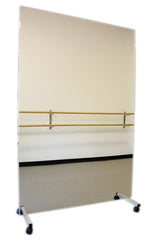 Fabrication Enterprises Mobile Mirror Ultra-Safe™ 24 X 36 X 72 Inch