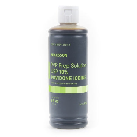 Prep Solution McKesson 8 oz. Flip-Top Bottle 10% Strength Povidone-Iodine NonSterile