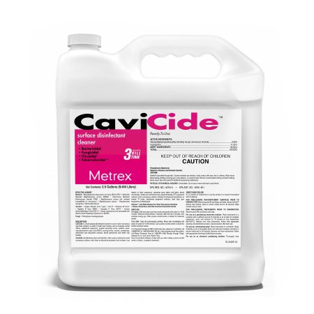 Metrex Research CaviCide™ Surface Disinfectant Cleaner Alcohol Based Liquid 2.5 gal. Jug Alcohol Scent NonSterile - M-1043861-1019 - Case of 2