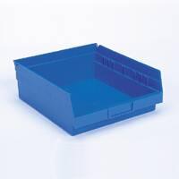 Akro-Mils Shelf Bin Akro-Mils® Blue Industrial Grade Polymers 2-3/4 X 4 X 11-5/8 Inch - M-179314-4625 - CT/24