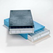 Caplugs Cassette File Cabinet Drawer PECD Series Blue High Impact Polystyrene