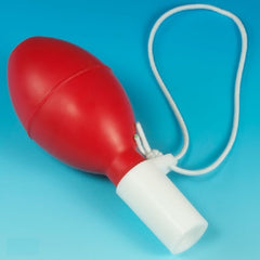 Globe Scientific Safety Pipette Filler Bulb Universal, Red/White For Standard Size Pipettes