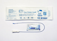 Cure Medical Urethral Catheter Cure Pocket Cath® Coude Tip Uncoated PVC 12 Fr. 16 Inch