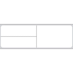 Precision Dynamics Pre-Printed Label Meditech® Auxiliary Label White Paper TAKE WITH FOOD OR MILK Safety and Instructional 1-1/4 X 4 Inch - M-1044784-1670 - Box of 6