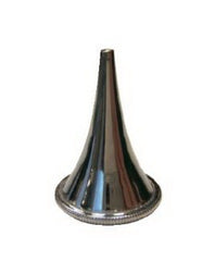 BR Surgical Ear Speculum Tip Round Tip Size 3 Ebonized 2 mm Reusable