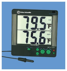 PANTek Technologies LLC Digital Thermometer with Alarm Fahrenheit / Celsius -58° to +158°F (-50° to +70°C) Internal Probe / External Probe Multiple Mounting Options Battery Operated