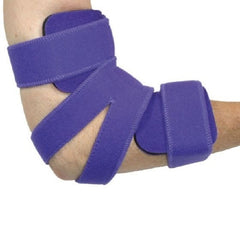 Patterson Medical Supply Elbow Orthosis Comfyprene™ Adult Adjustable Left or Right Elbow Navy Blue