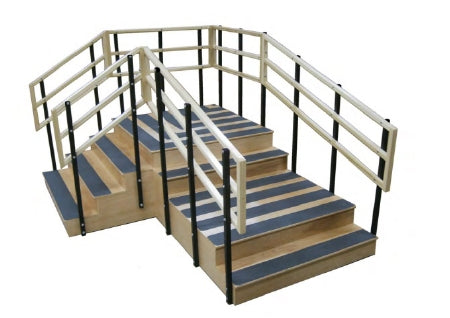 Bailey Training Stairs Bailey 48 X 48 & 36 X 48 Natural / White