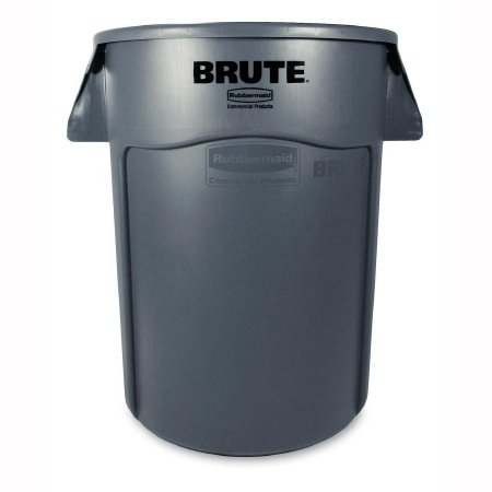 Lagasse Trash Can Rubbermaid® Brute® 44 gal. Round Gray Plastic Open Top - M-1045456-4721 - Each