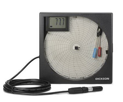 Dickinson Company Temperature and Humidity Chart Recorder 24-Hour / 7-Day / 31-Day