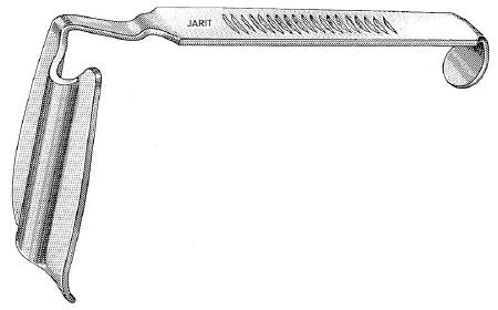 Miltex Ring Retractor Blade Jarit® Size 5, 6 Inch OR Grade - M-1046231-4864 - Each