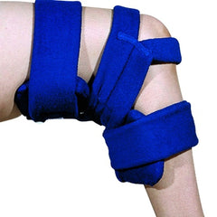Fabrication Enterprises Knee Orthosis ComfySplints™ Goniometer Medium Hook and Loop Strap Closure 19 to 23 Inch Below Thigh / 16 to 20 Inch Below Calf Left or Right Knee