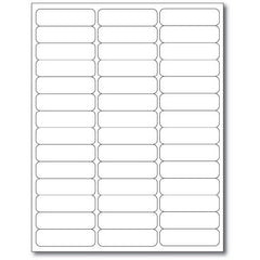 Precision Dynamics Blank Label Printer Label White Paper 2-5/8 X 4 Inch - M-1046565-2732 - Case of 1000