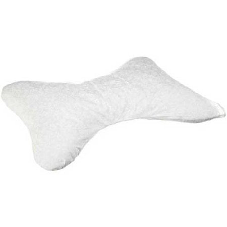 Hermell Products Cervical Pillow 18 X 22 Inch White Reusable
