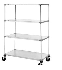 Intermetro Industries Solid Shelf Super Erecta® 4 Shelves 24 X 60 X 68 Inch