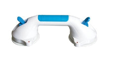 Apex-Carex Healthcare Suction-Cup Grab Bar Ultra Grip™ White / Blue Plastic