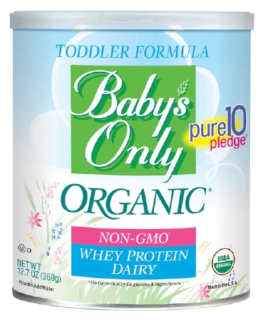 Natures One Inc Toddler Formula Baby's Only Organic® Unflavored 12.7 oz. Can Powder