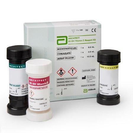 Abbott Reagent Kit Architect™ Immunoassay / Nutritional Assessment 25-hydroxyvitamin D (Vitamin D) For Architect Immunoassay Analyzers 100 Tests 1 Kit