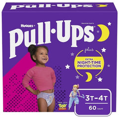 Kimberly Clark Female Toddler Training Pants Pull-Ups® Night-Time® Size 3T to 4T Disposable - M-1047349-3125 - Pack of 60