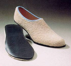 Alba Healthcare Fall Management Slippers Care-Steps II® Size 11 to 12 Tan Below the Ankle