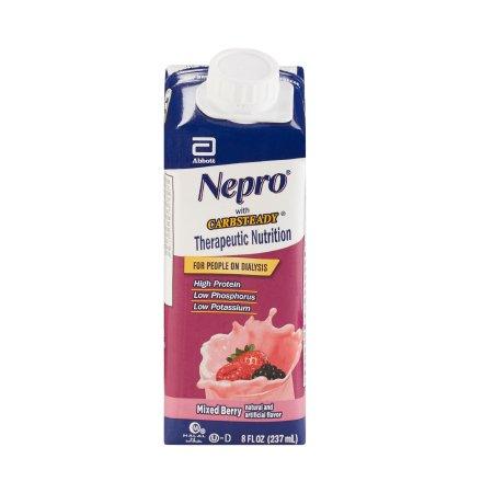 Abbott Nutrition Oral Supplement Nepro® with Carbsteady® Mixed Berry Flavor Ready to Use 8 oz. Carton