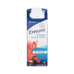 Abbott Nutrition Oral Supplement Ensure® Clear Therapeutic Nutrition Mixed Berry Flavor Ready to Use 8 oz. Carton