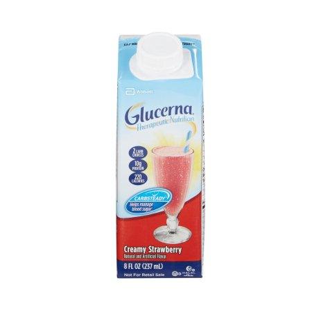 Abbott Nutrition Oral Supplement Glucerna® Shake Strawberry Flavor Ready to Use 8 oz. Carton