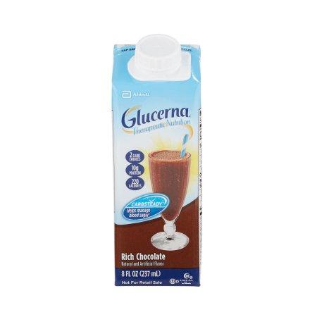 Abbott Nutrition Oral Supplement Glucerna® Shake Chocolate FLavor Ready to Use 8 oz. Carton