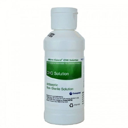 Coloplast Surgical Scrub Micro-Guard® 4 oz. Bottle 2% Strength CHG (Chlorhexidine Gluconate) NonSterile