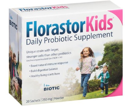 Biocodex Probiotic Dietary Supplement Florastor Kids® 20 per Box Powder