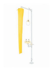 Fisher Scientific Drench Shower Tester 12.7 Top X 38.1 cm dia. Bottom, Yellow