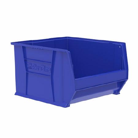 Akro-Mils Storage Bin Super-Size AkroBins® Blue Industrial Grade Polymers 12 X 18-3/8 X 20 Inch - M-1048647-2362 - CT/1