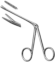 Fine Surgical Forceps Hartmann 3-1/2 Inch Length Serrated Alligator Jaws - M-1049060-3593 - Each