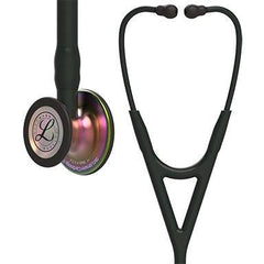 3M Cardiology Stethoscope 3M™ Littmann® Cardiology IV™ Black 1-Tube 27 Inch Tube Double-Sided Chestpiece