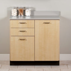 Clinton Industries Base Cabinet Quick Care Floor Standing Laminate 2 Drawers 2 Shelves
