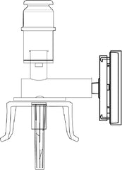 ICU Medical Vial Spike ChemoLock® - M-1049298-2892 - Case of 50