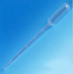 Globe Scientific Transfer Pipette 5 mL 0.25 mL Graduation Increments Sterile